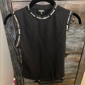 Skims Dolce & Gabbana Black Fitted Muscle Tee